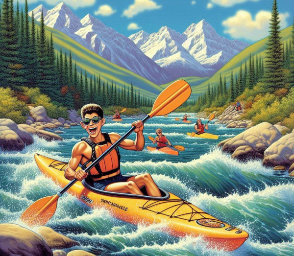 Whitewater Kayaker